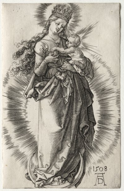 Jomfruen med en stjernekrone af Albrecht Dürer