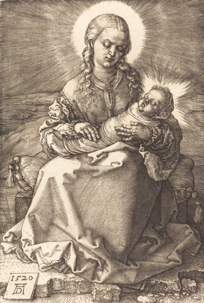 Jomfruen med det svøbte barn, 1520. af Albrecht Dürer