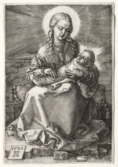 Jomfruen med det svøbte barn, 1520. af Albrecht Dürer