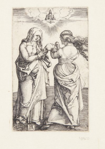 Jomfruen med spædbarnet Kristus og Sankt Anne af Albrecht Dürer
