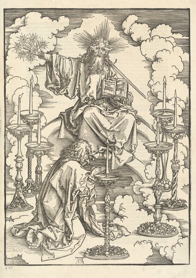 Visionen om de syv lysestager af Albrecht Dürer