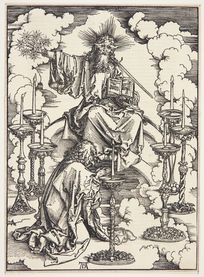 Visionen om de syv lysestager af Albrecht Dürer