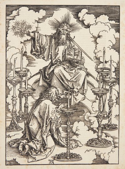 Visionen om de syv lysestager af Albrecht Dürer