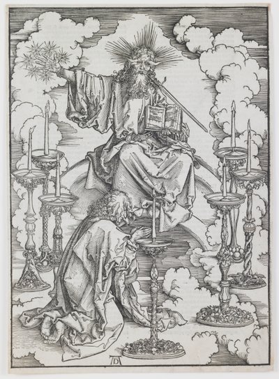The Vision of the Seven Candlesticks, fra serien "The Apocalypse" af Albrecht Dürer