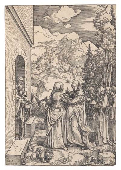 Besøget, 1503. af Albrecht Dürer