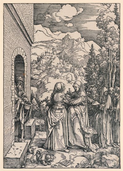 The Visitation, fra serien Life of the Virgin af Albrecht Dürer