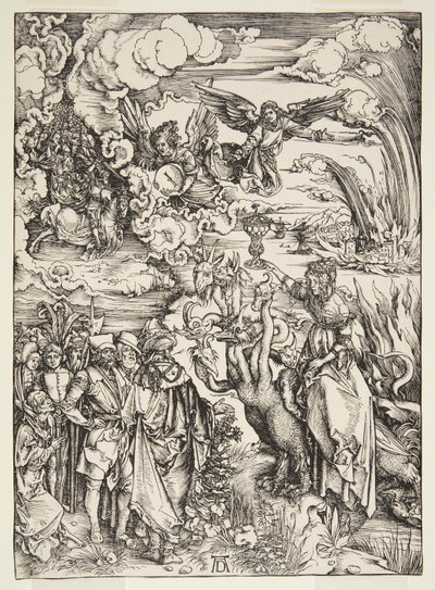 Babylons hore, fra Apokalypsen af Albrecht Dürer