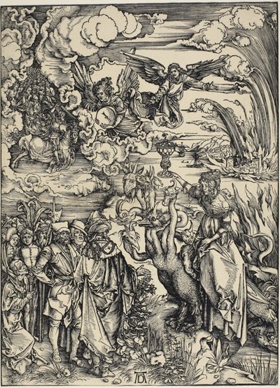 Babylons hore, fra Apokalypsen af Albrecht Dürer