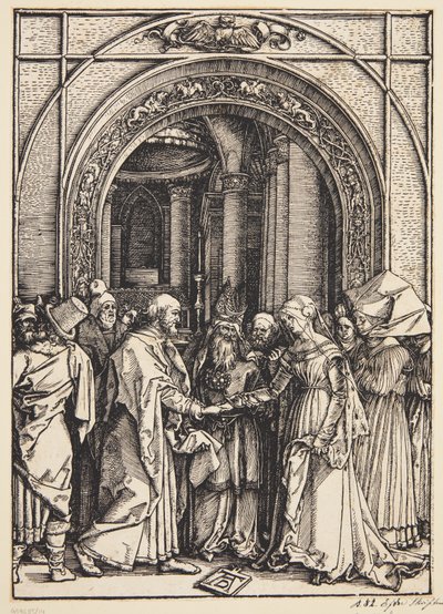 Jomfruens trolovelse af Albrecht Dürer