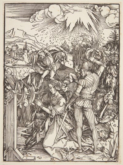 Sankt Catherines martyrium af Albrecht Dürer