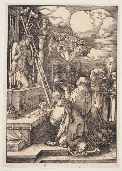 Massen af St. Gregory af Albrecht Dürer