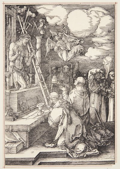 Massen af St. Gregory af Albrecht Dürer