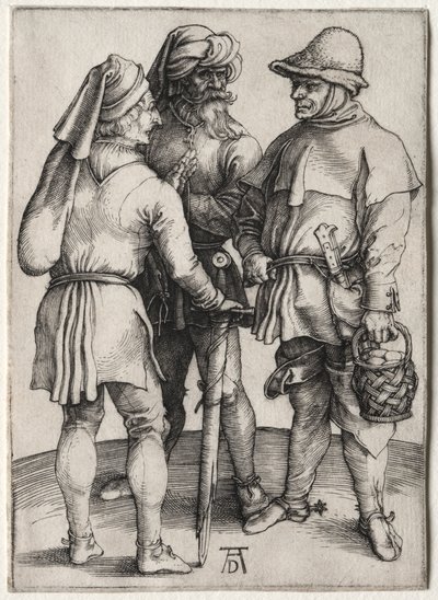 Tre Bønder i Samtale af Albrecht Dürer