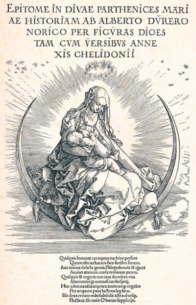 Titelblad til Jomfruens liv, 1511 1906 af Albrecht Dürer