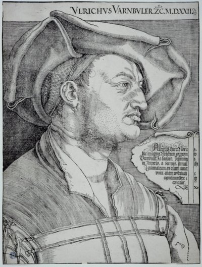 Ulrich Varnbüler (Bartsch 155) af Albrecht Dürer