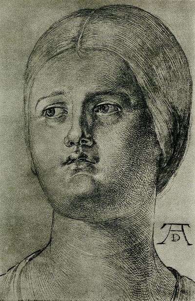 Venetiansk kvindes hoved af Albrecht Dürer