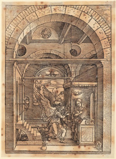 Marias forlovelse, side 7 i serien »Marias liv« af Albrecht Dürer