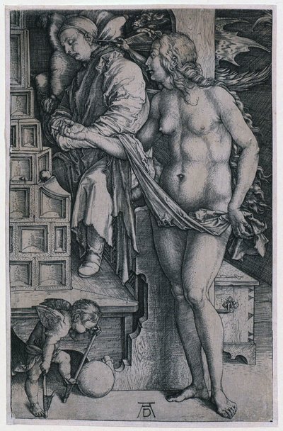 Fristelsen af den dovne af Albrecht Dürer