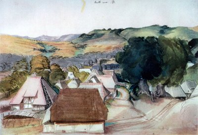 Udsigt over Kachreuth, nær Nürnberg, 1511, 1936 af Albrecht Dürer