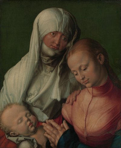 Jomfru og barn med Sankt Anne, sandsynligvis 1519. af Albrecht Dürer