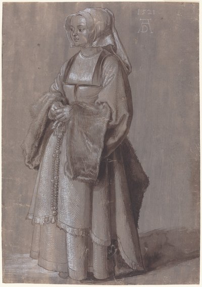 Ung kvinde i hollandsk kjole af Albrecht Dürer
