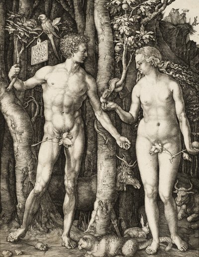 Adam og Eva af Albrecht Dürer