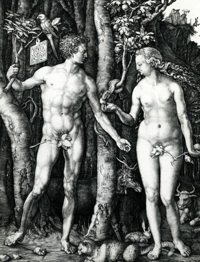 Adam og Eva af Albrecht Dürer