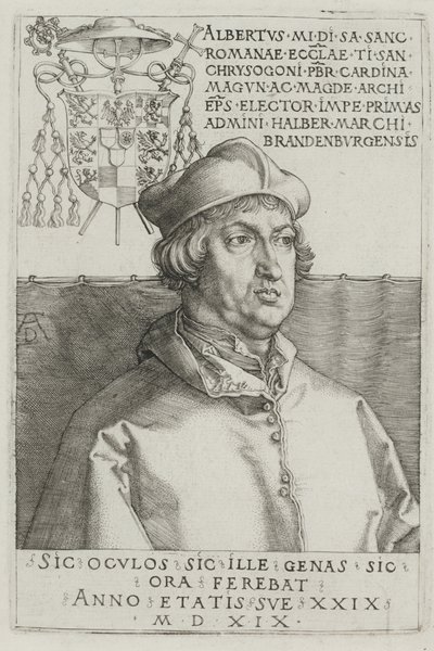 Kardinal Albrecht af Brandenburg af Albrecht Dürer