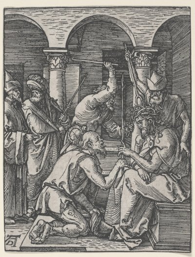 Kristus kronet med torne, ca. 1510 (træsnit) af Albrecht Dürer