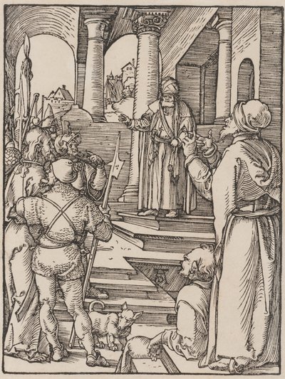 Kristus før Annas af Albrecht Dürer