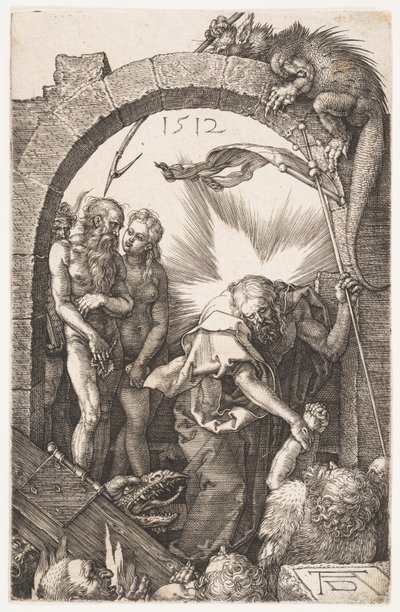Kristus i Limbo fra Engraved Passion af Albrecht Dürer or Duerer