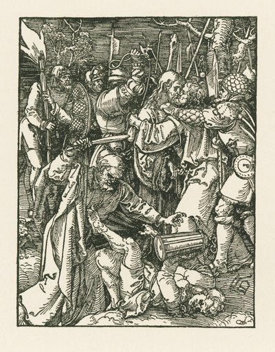 Kristus taget til fange, ca. 1509 (træsnit) af Albrecht Dürer or Duerer