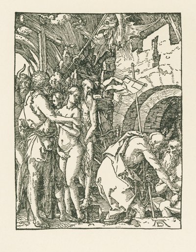 Kristi nedstigning til Limbo, ca. 1509 (træsnit) af Albrecht Dürer or Duerer