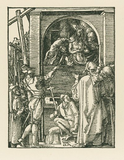 Ecce Homo, ca. 1509 (træsnit) af Albrecht Dürer or Duerer