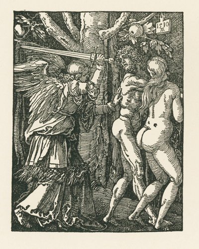 Udvisning fra Paradiset af Albrecht Dürer or Duerer