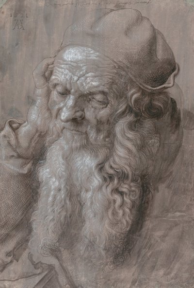Hoved af en gammel mand af Albrecht Dürer