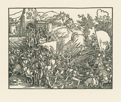 Holofernes kæmper mod jøderne af Albrecht Dürer or Duerer