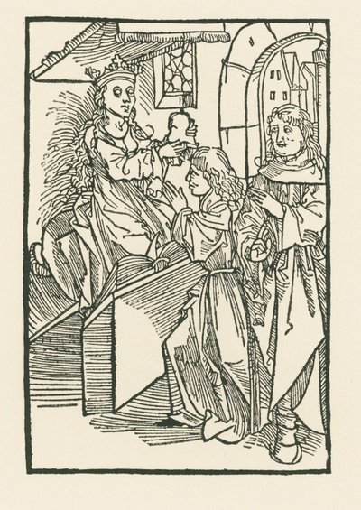 Illustration på titelbladet af "Oratio Cassandre Venete" af Albrecht Dürer or Duerer
