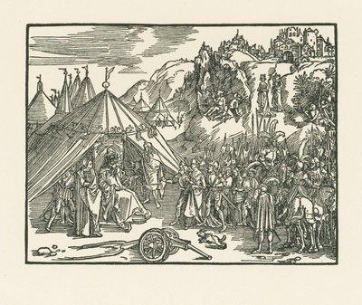 Judith bliver ført til Holofernes