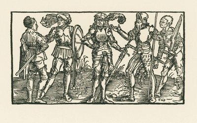 Riddere og soldater af Albrecht Dürer or Duerer