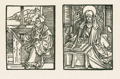 Magister Matthias, kannik af Linkoeping og Sankt Birgitta af Albrecht Dürer or Duerer