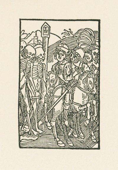Mødet mellem de levende og de døde af Albrecht Dürer or Duerer