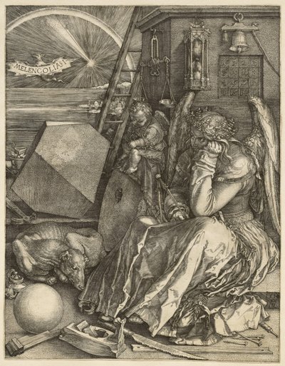 Melencolia I, 1514 af Albrecht Dürer