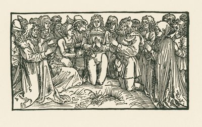 Mænd og kvinder i bøn af Albrecht Dürer or Duerer