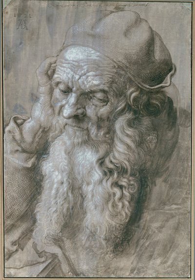 Gammel mand - Studie for en helgen af Albrecht Dürer or Duerer