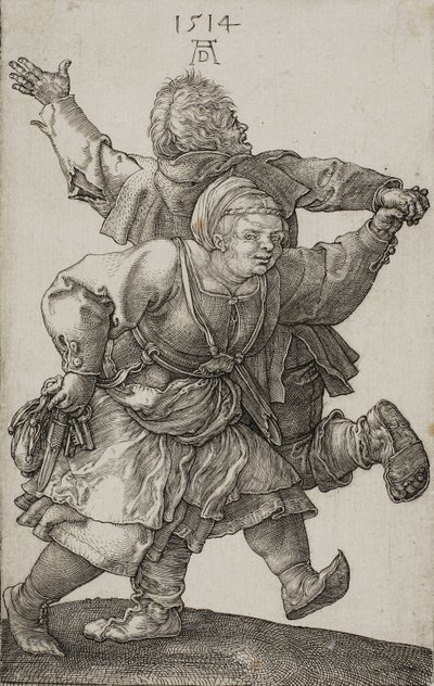 Bondepar danser, 1514 af Albrecht Dürer