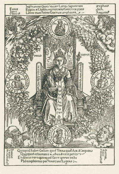 Filosofi af Albrecht Dürer or Duerer