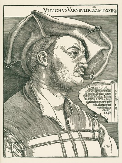 Portræt af Ulrich Varnbueler af Albrecht Dürer or Duerer