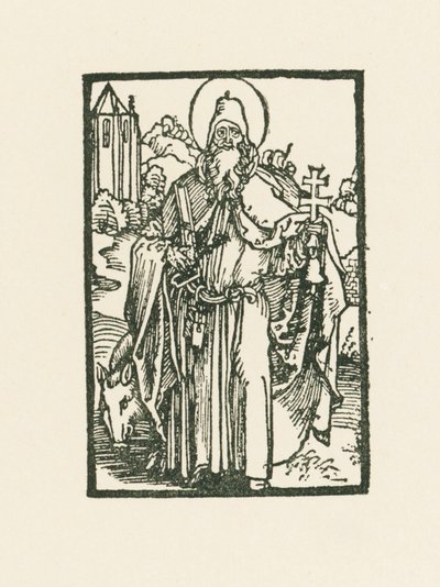 Sankt Antonius den Store af Albrecht Dürer or Duerer