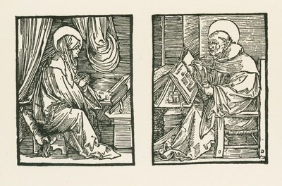 Den hellige Birgitta og Peter af Almastra af Albrecht Dürer or Duerer